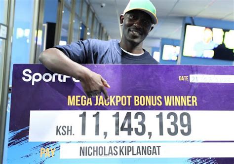 THE SPORTPESA MEGA JACKPOT KEEPS GOING .